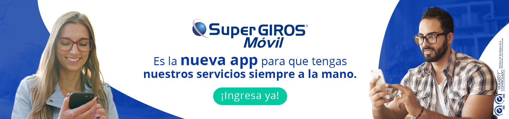 SuperGIROS Móvil es la nueva app para que tengas nuestros servicios siempre a la mano.