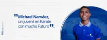 Michael Narváez campeón Karateca apoyado por SuperGIROS