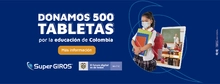 Donamos 500 tabletas por la educación de Colombia