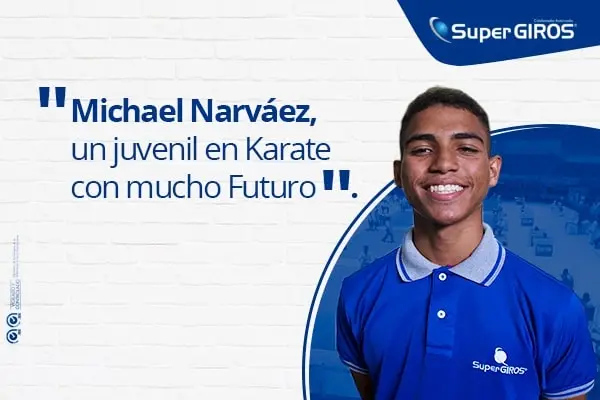 Joven colombiano apoyado por SuperGIROS, campeón centroamericano en Karate, lucha por alcanzar un Mundial.