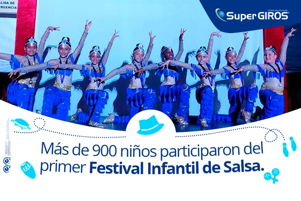 Con el apoyo de Gane y SuperGIROS se realizó el Primer Festival Departamental Infantil de Bailarines de Salsa “El Valle en Clave de Futuro”.